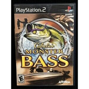 Cabelas Monster Bass ( PlayStation 2 ) Complete With Manual Tested